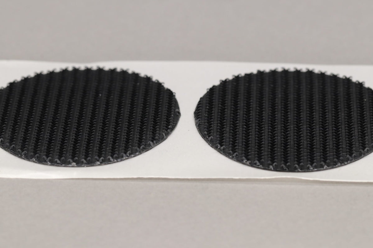 VELCRO® Brand Heavy Duty Self-Adhesive Tape 50mm x 2m + 8 x 30mm Heavy Duty Discs – Black