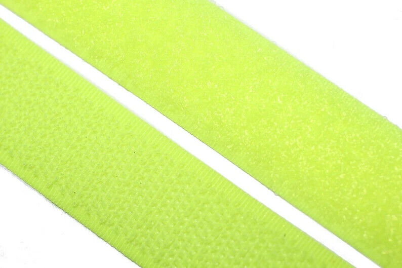 Fluorescent Yellow Hook And Loop tape