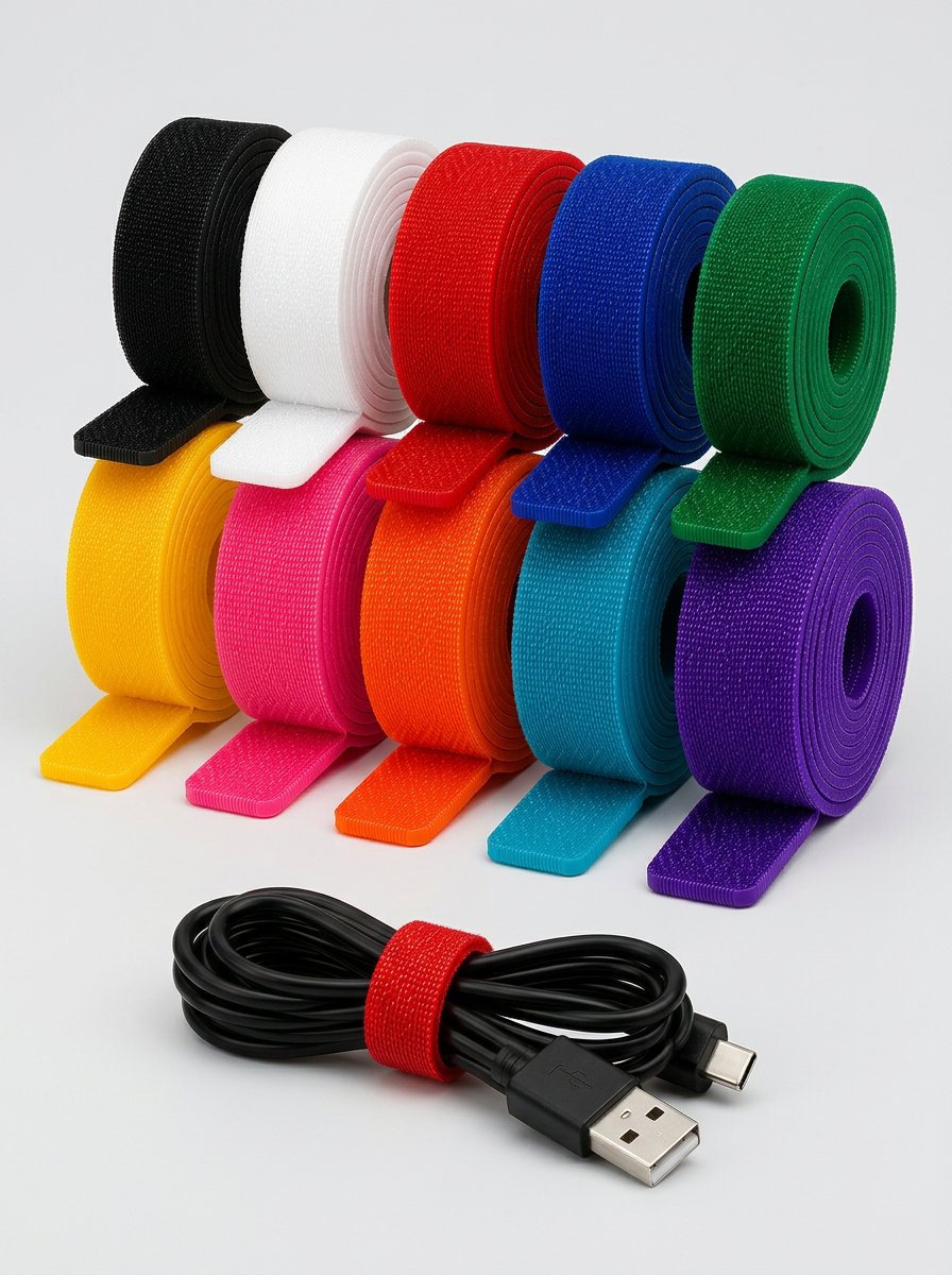 Genuine VELCRO® Brand ONE-WRAP® Strapping – 10mm and 20mm – 10 Colours