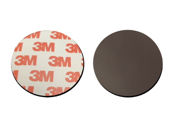 25mm x 1mm Adhesive Magnetic Discs