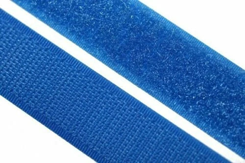 VELCRO® Brand navy blue sew-on hook and loop tape, available in 20mm, 50mm and 100mm widths