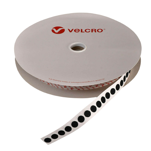 velcro adhesive dot tape in circular shape
