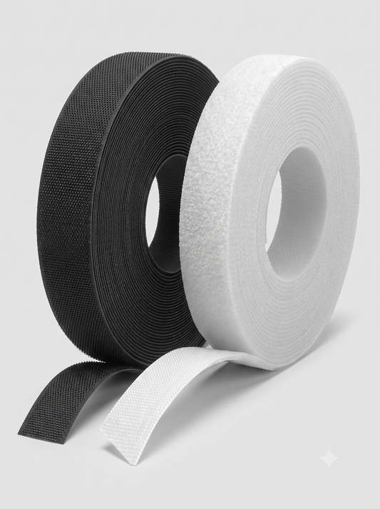 VELCRO® Brand ONE-WRAP® Strapping – Black & White – 13mm to 107mm