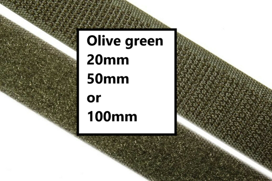 Olive Green Velcro Tape Sew On 